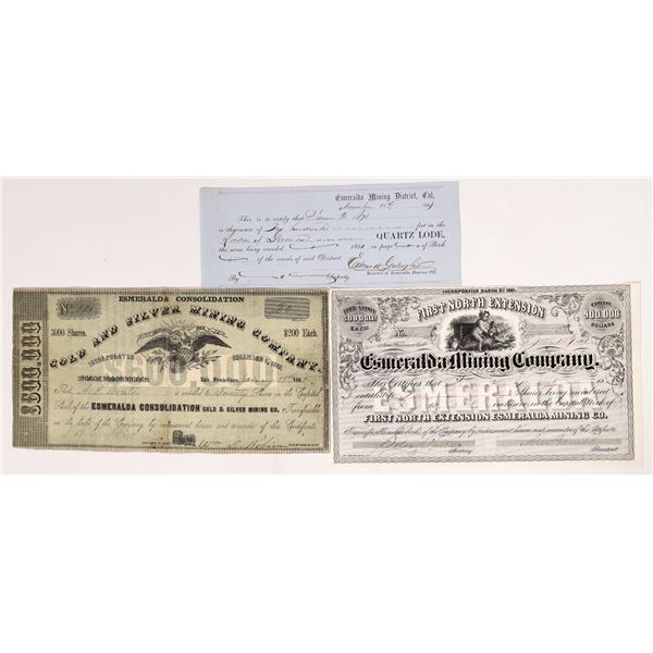Aurora Mining Stock Duo Plus James Nye Piece, Choice 1861 [173838]