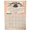 Image 1 : Pacific Rail Road Bond and Coupons, 1865 [193128]