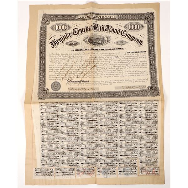 Virginia & Truckee Railroad Company Bonds (2) [191744]