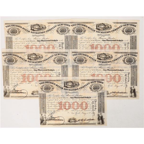 Orinoco Steam Navigation Stocks, 1851 [192555]