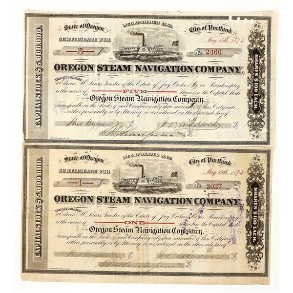 Oregon Steam Navigation Stocks, 2 [190989]