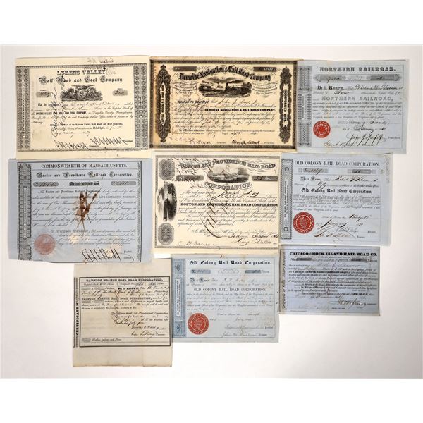 Eastern U.S. Railroad Stocks, Pre Civil War [192653]
