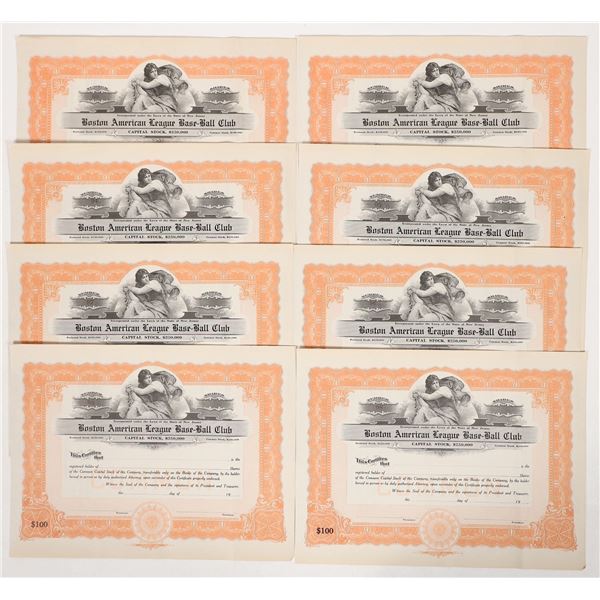 Pre-1907 Boston Red Sox stock group [192164]