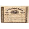 Image 1 : Wells & Fargo Signed American Express Stock Certificate, 1854 [192963]