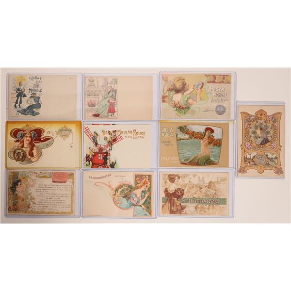 Art Nouveau - Advertising Postcards 1900s (10) [186081]
