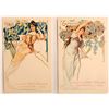 Image 3 : Art Nouveau - Belle Jardiniere Postcards (6) XRARE! [186089]