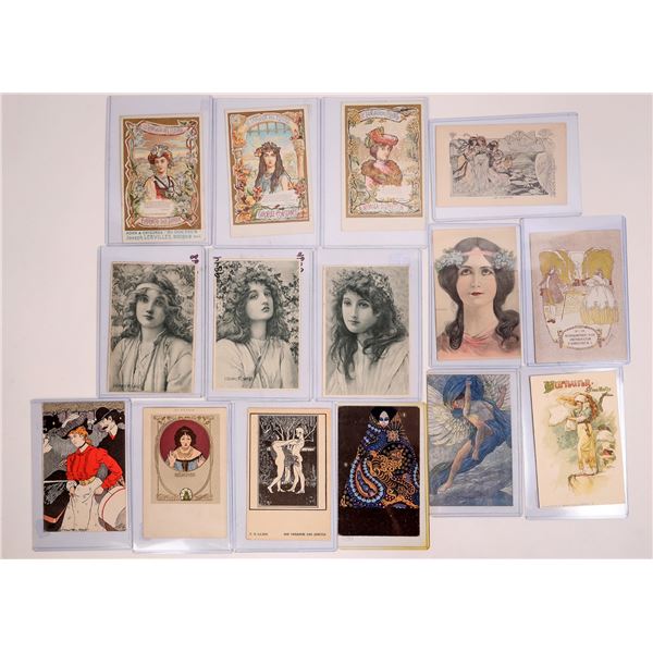 Art Nouveau - Collection, Postcards (15) 1900s [186072]