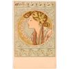 Image 1 : Art Nouveau - Mucha-30, Postcard  1901 [186015]
