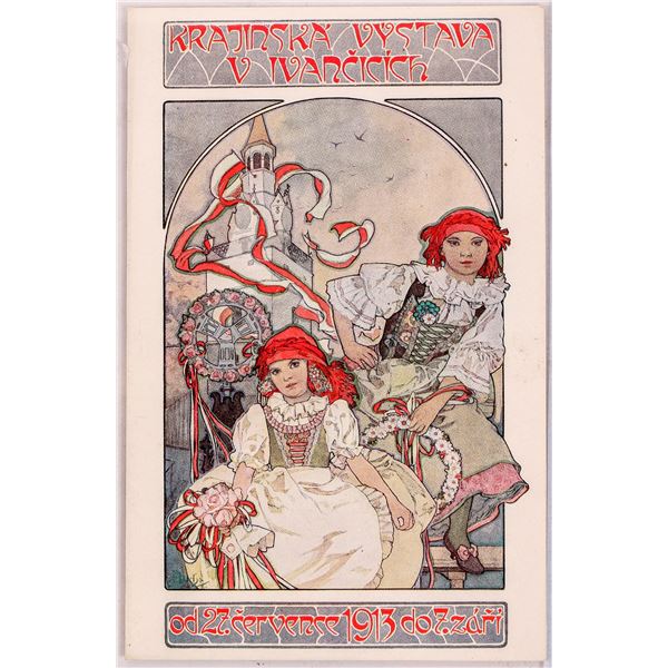 Art Nouveau - Mucha-36, Postcard  1913 [186021]