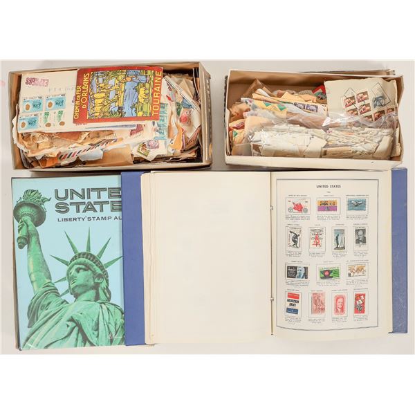 Postage Stamps Grab Bag, c1910-on (100s) [190115]