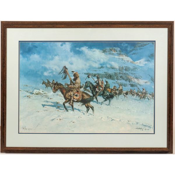 McCarthy, Frank: 1978 Painting, Snow Moon, Print - Framed [184083]