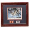 Image 1 : Weirs Signed Print: Rocky Mountain Elk Foundation "Brothers" Stamp & Gold Medallions  1996 [180283]