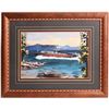 Image 1 : Bailey, Paul Painting: Boat on Lake - Framed [184069]