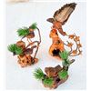 Image 1 : Hand-Carved Wood Artwork Lot of 7 [193715]