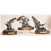 Image 1 : Di Vita, Frank Cold-Painted Bronzes: Trout (3 Sculptures) [184017]