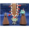 Image 1 : Zuni Mixed Stone Vintage Necklace & 2 Rings [193879]