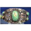 Image 2 : Green Turquoise Choker and Bracelet  [193873]