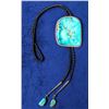 Image 1 : Large Turquoise Bolo, Vintage [193876]