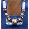 Image 2 : Vintage Howlite and Silver Necklace [193877]