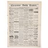 Image 1 : Cheyenne Daily Leader, Black Hills Gold Rush & Clashes with Native Americans, 1875 [193678]
