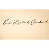 Image 1 : First Ladies-Rose Elizabeth Cleveland Card Autograph [184153]
