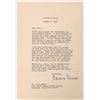 Image 1 : First Lady Nancy Reagan Autograph, c1985 [183254]