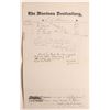Image 1 : Autographed Note by Governor Benjamin Franklin Potts c. 1874 [186162]