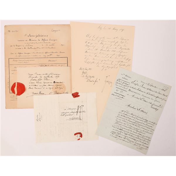 French Documents /Letters (4) [183046]