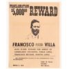 Image 1 : Pancho Villa Wanted Poster 1916 [183778]