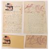 Image 1 : Civil War Era Lettersheets, Matching Covers (2) [182519]