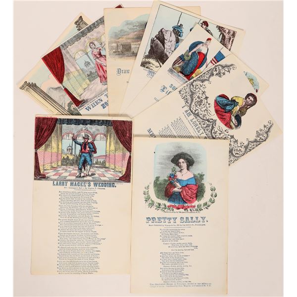 Civil War Songsheets, 8 Different [182457]