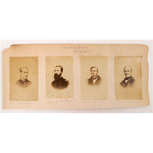Union Naval Officer CDVs, c. 1860s [189513]