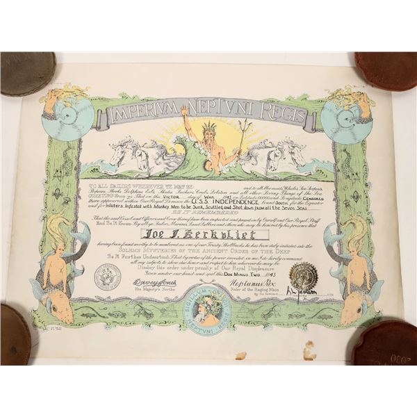 USS Independence Mock Document, 1943 [189441]