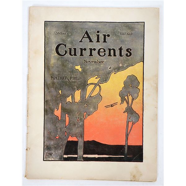 Air Currents Magazine, 1918, Rare