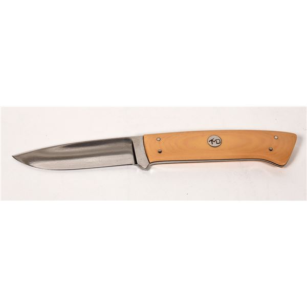 Ted Dowell Custom Lightweight Drop Point Hunter Knife [194220]