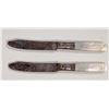 Image 2 : Landers Frary & Clark Etna Works Butter Knives Mother of Pearl (2) [194224]