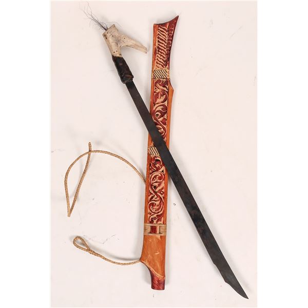 Headhunter's Knife Indonesia or Mandau-Borneo [177753]