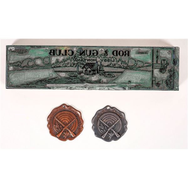 Rocky Mountain Rifle Club Medals/Rod & Gun Club Plate  [193596]