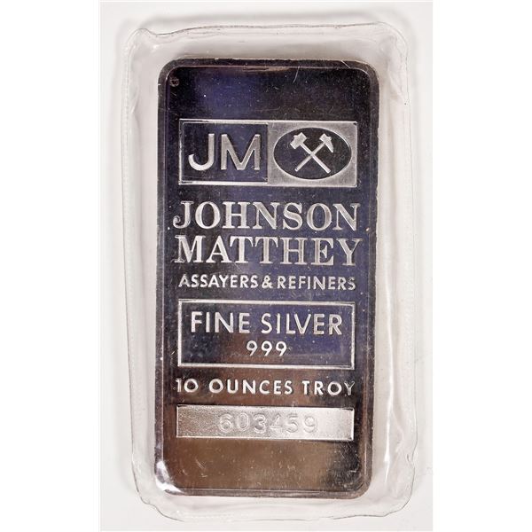 Johnson Matthey 10 Ounce Silver Ingot [193982]