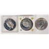 Image 1 : Silver Eisenhower Dollars 1971-S (3) [193818]