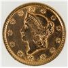 Image 1 : U.S. $1  Liberty Head Gold: 1853 [193807]