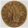 Image 1 : U.S. Liberty Head $20 Gold Piece: 1876-CC [193823]