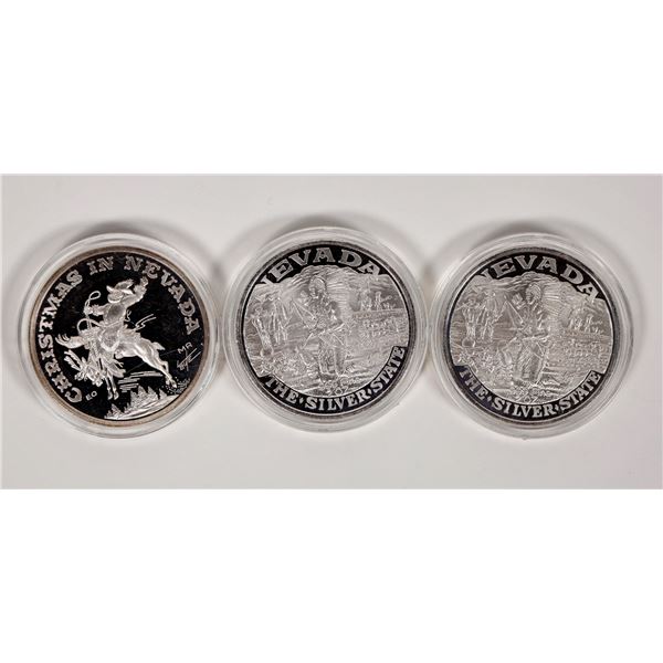 Nevada Silver Rounds (3) [193819]