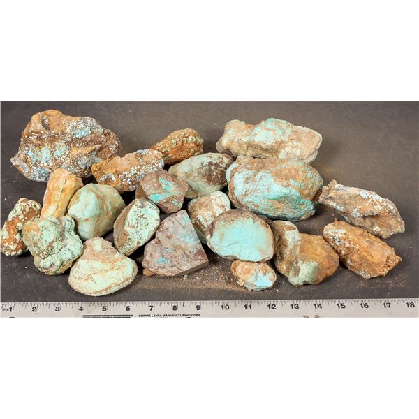 Large Turquoise Nuggets, No. 8 Mine of Nevada [193901]