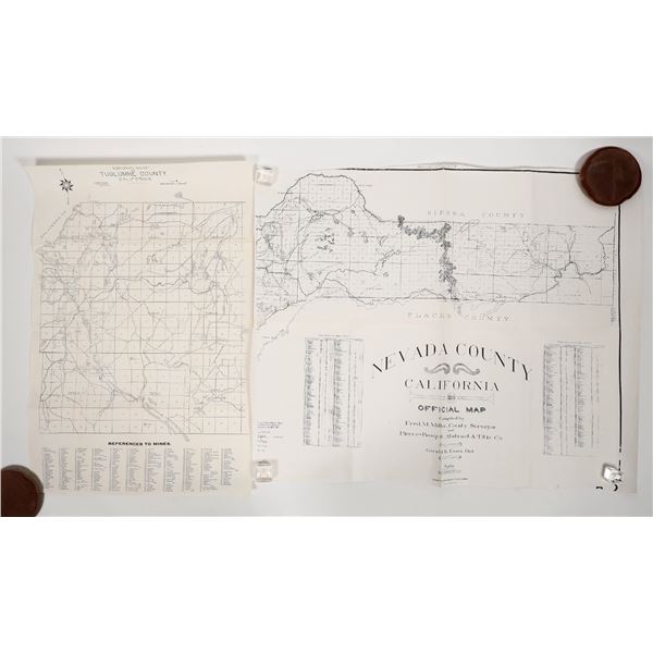 California Mining District Maps, 5 Different [193759]