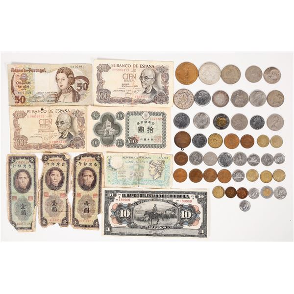 Foreign Coin & Currency Collection [193813]