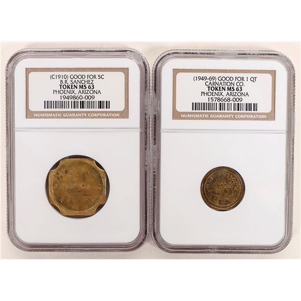 Carnation/B. R. Sanchez Tokens: MS 63 [191874]