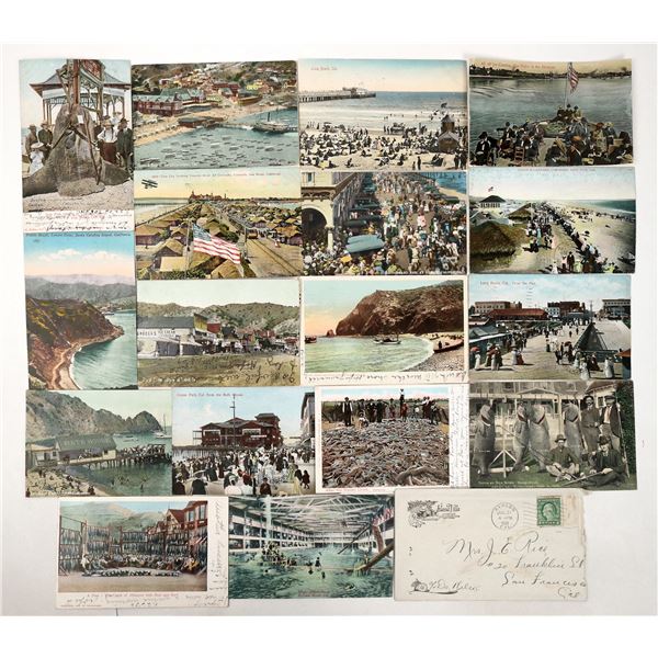 Catalina/SoCal Beaches Postcards, 1906-1911 [193218]