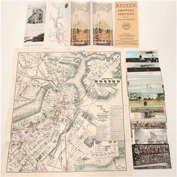 Boston Guide, Maps & Postcards (17) [191985]