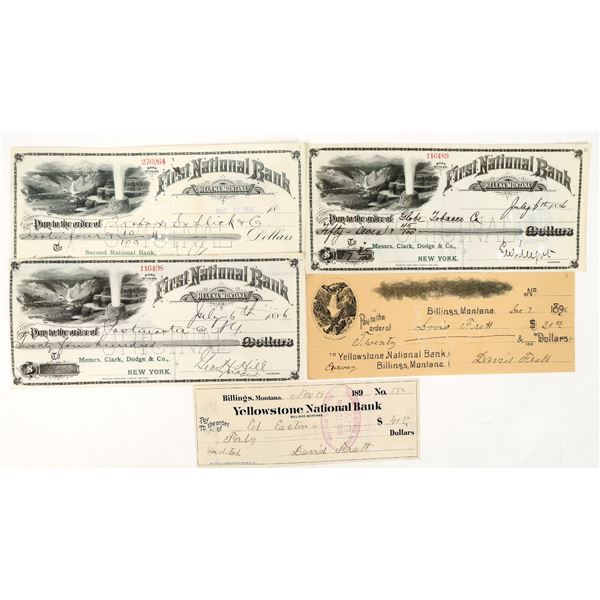 Yellowstone Themed Checks, 5 [193696]